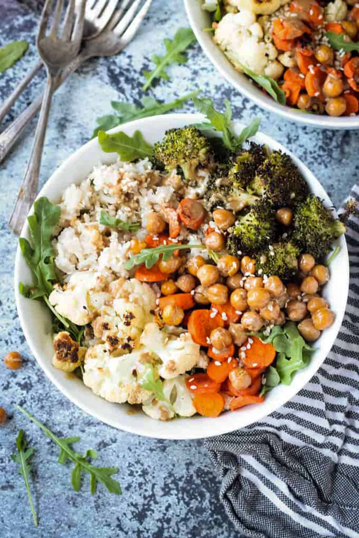 Brown Rice Bowl with Roasted Vegetables Recipe