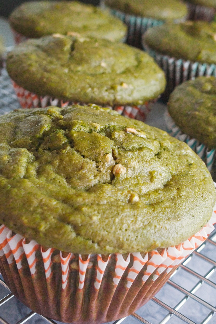 Oatmeal Green Smoothie Muffins