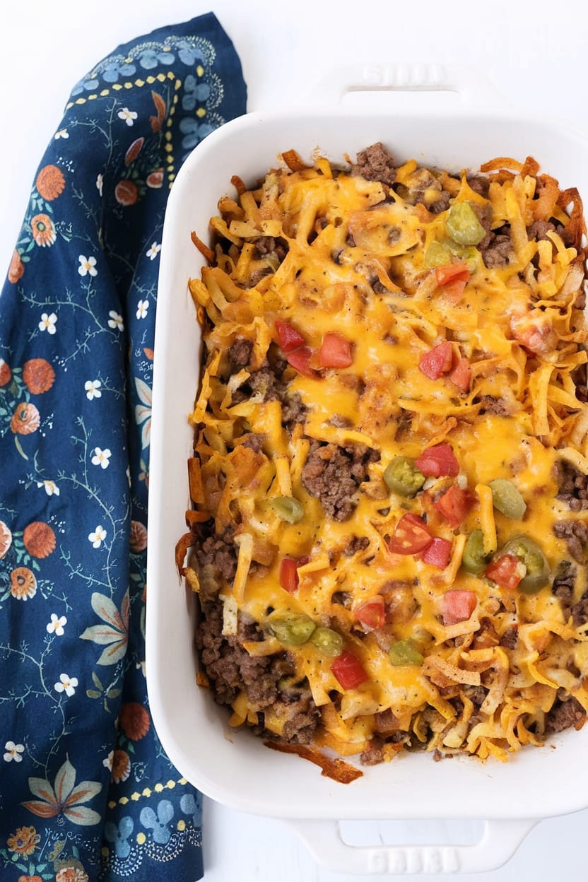 Taco Hashbrown Casserole