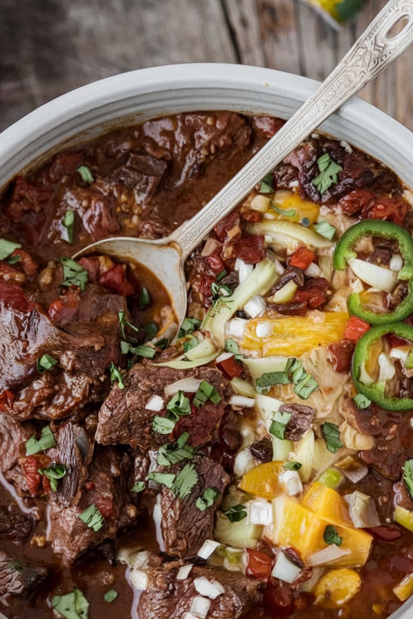 Texas-Style Beef Chili (No Beans)
