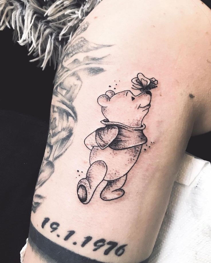 dark pooh tattoo