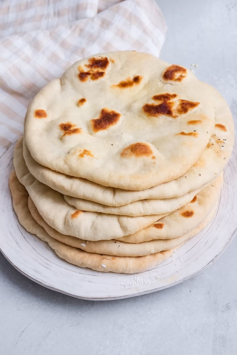 Easy Soft Flatbread No Yeast Happy Muncher