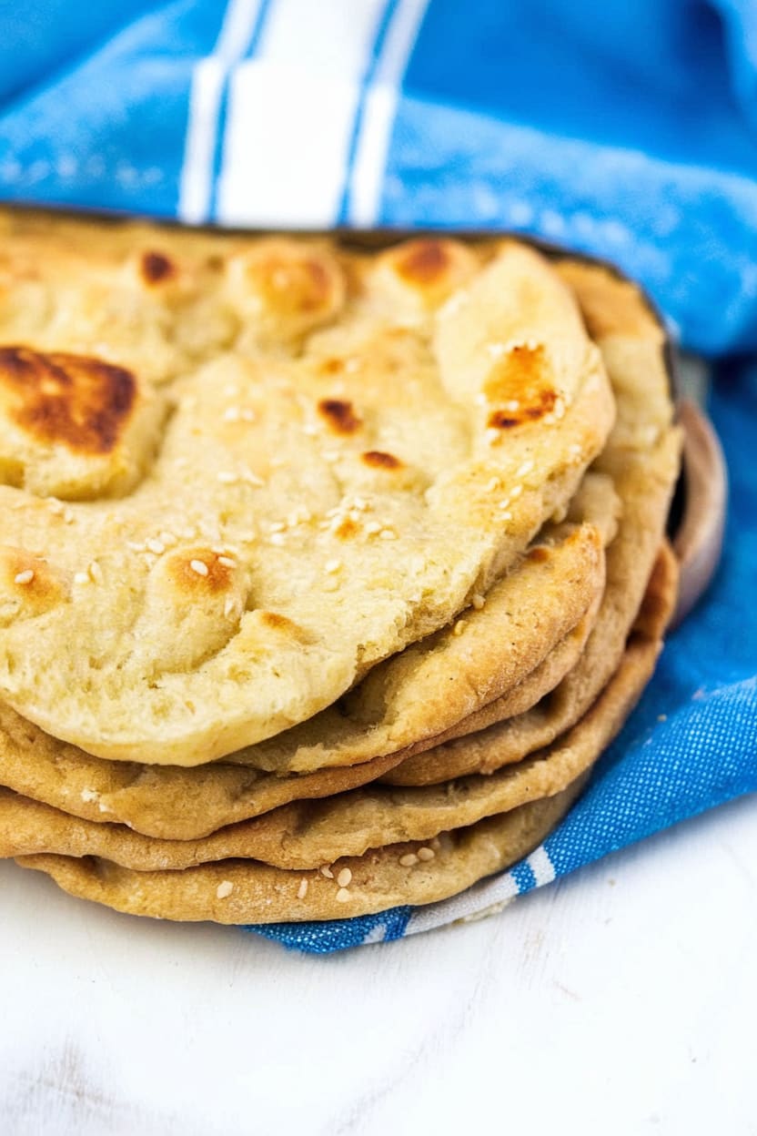 Easy Soft Flatbread No Yeast Happy Muncher