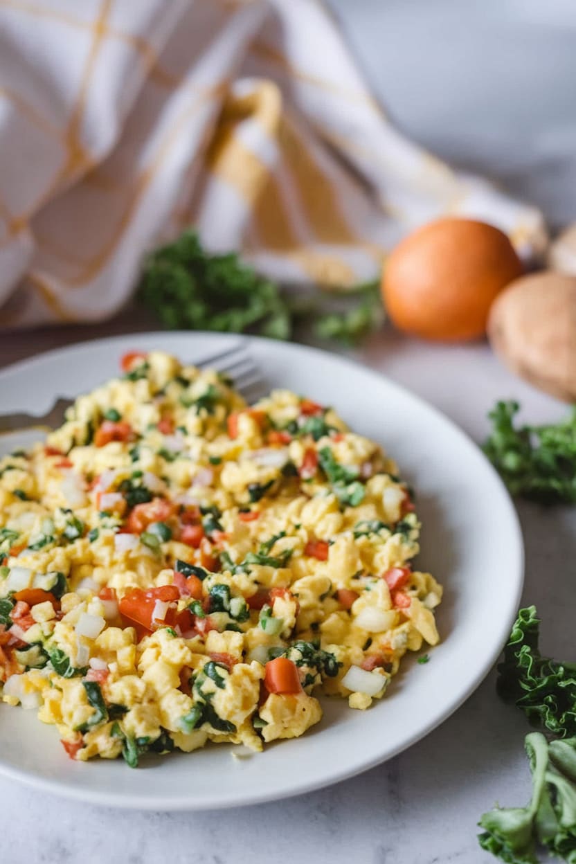Veggie Scrambled Eggs