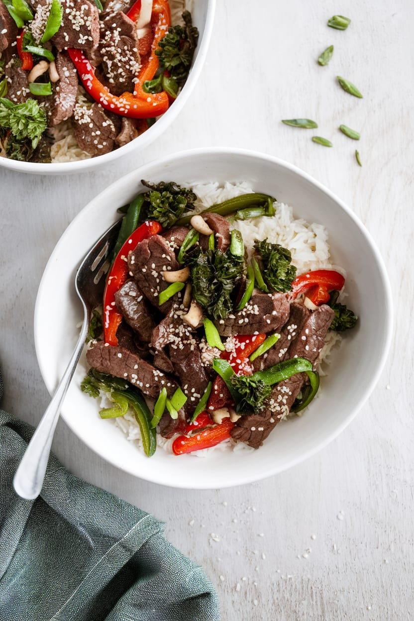 Mongolian Beef Stir Fry