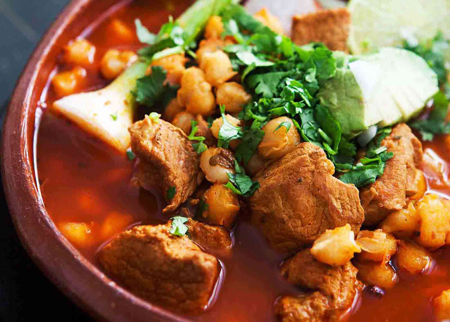 Pozole Rojo (Authentic Mexican Pork & Hominy Stew)