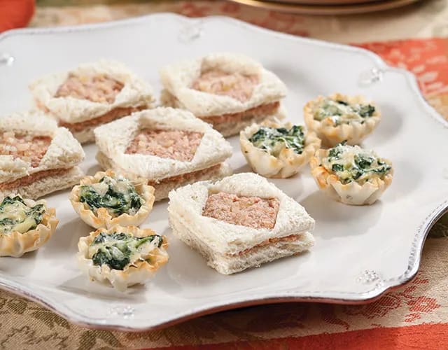 Deviled Ham Tea Sandwiches