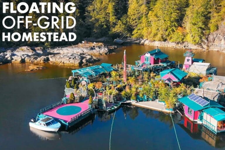​This Man Built His Own Island Out Of Trash