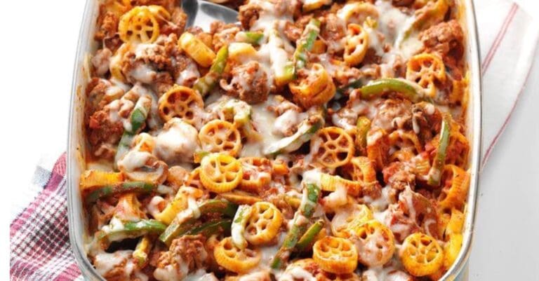 Wagon Wheel Pasta Casserole