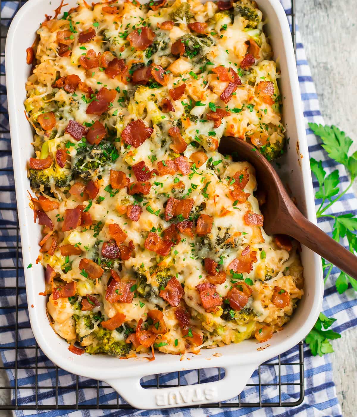 Chicken Bacon Ranch Casserole