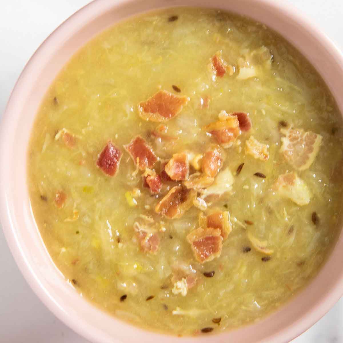 German Sauerkraut Soup