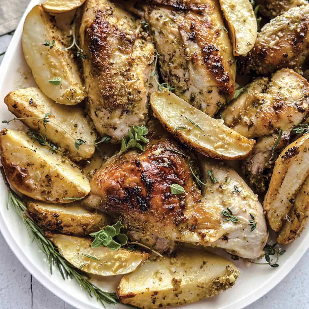 Greek Chicken and Potatoes