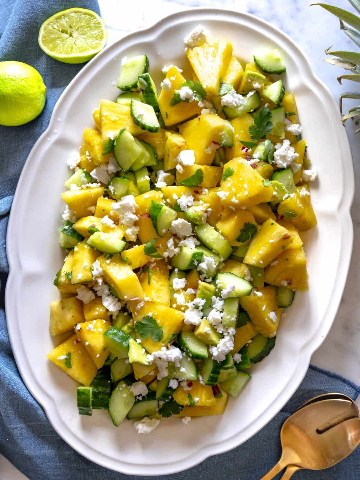 Pineapple Cucumber Salad - Happy Muncher