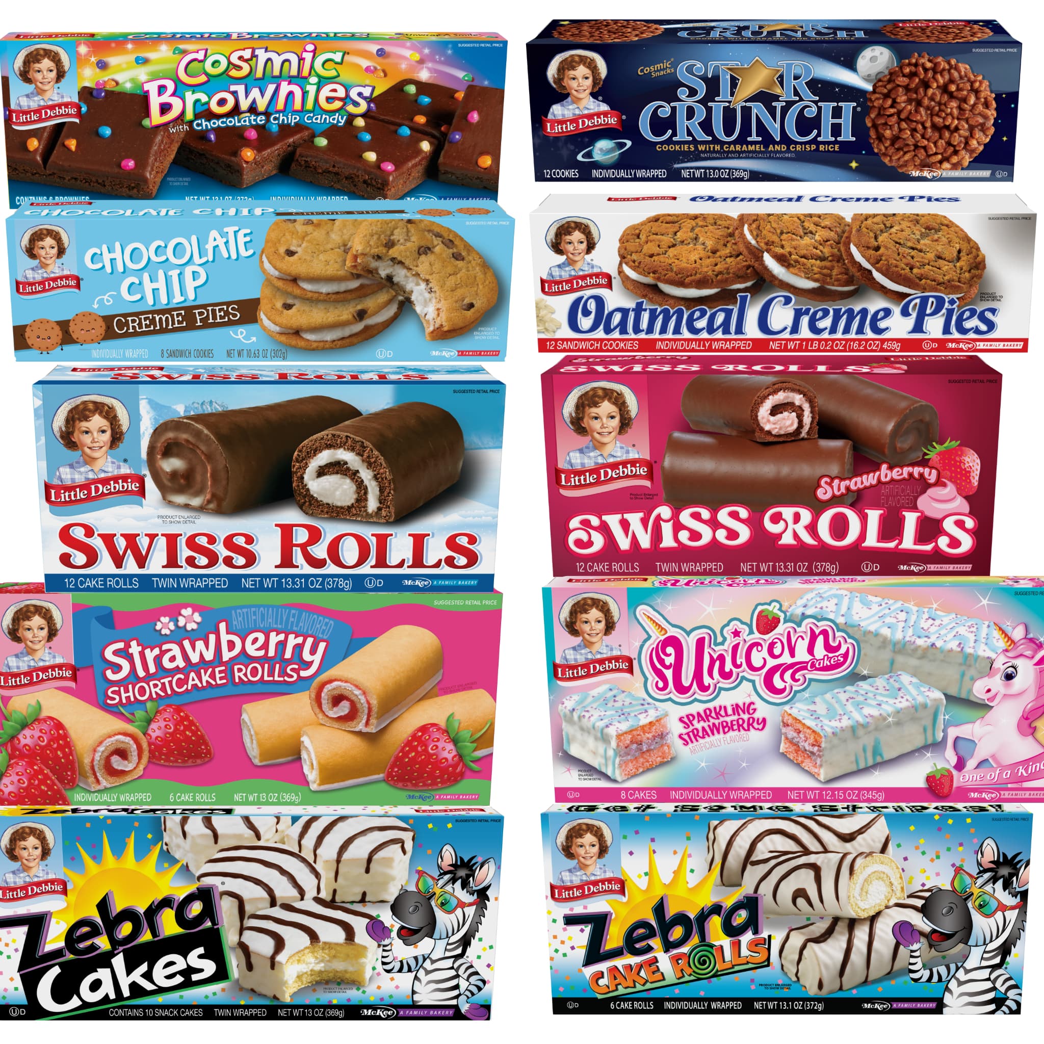 a classic snack with Little Debbie Swiss Rolls