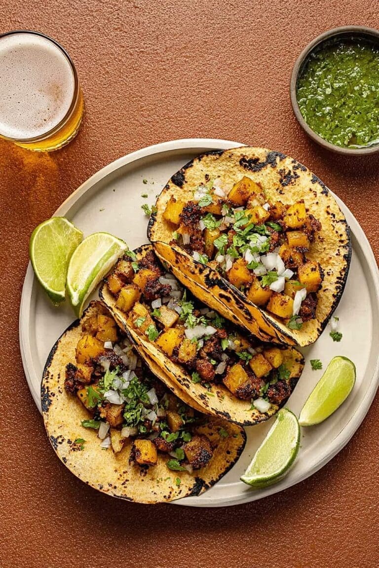 Crispy Potato and Chorizo Tacos Recipe