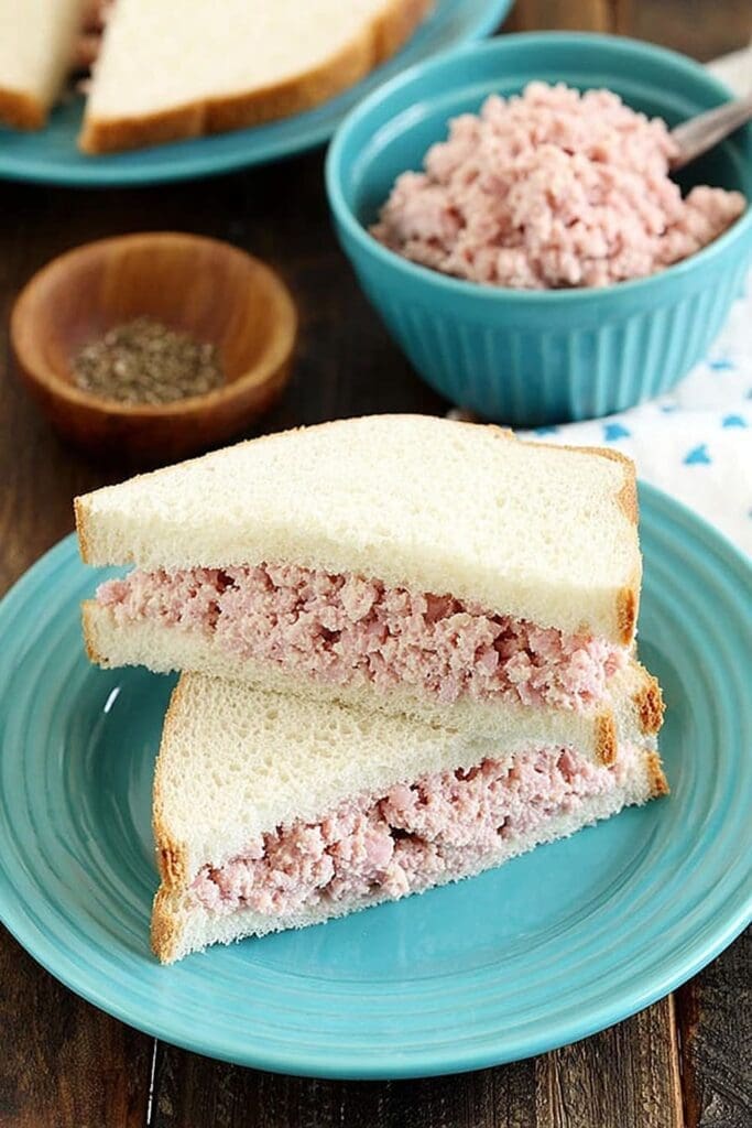 Deviled Ham Sandwich - Happy Muncher