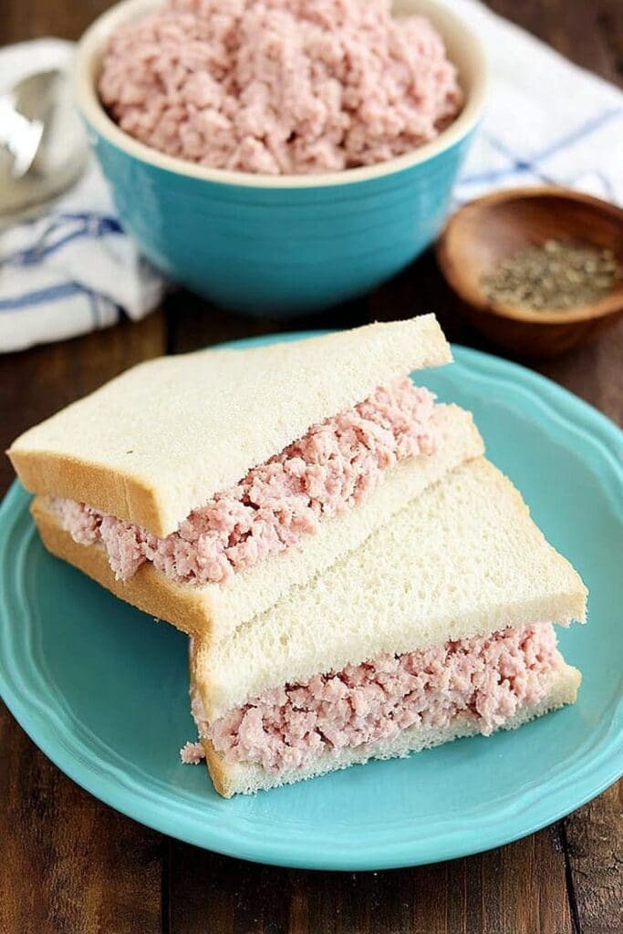 Deviled Ham Sandwich - Happy Muncher