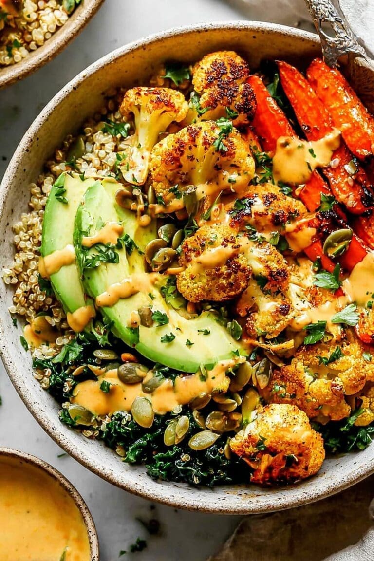 Roasted Veggie Glow Bowls