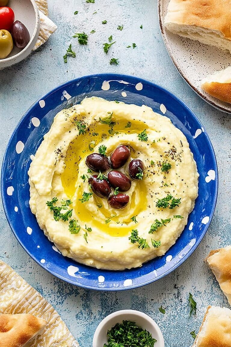 Skordalia – Greek Garlic and Potato Dip