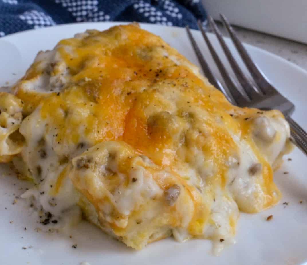 Biscuits and Gravy Casserole