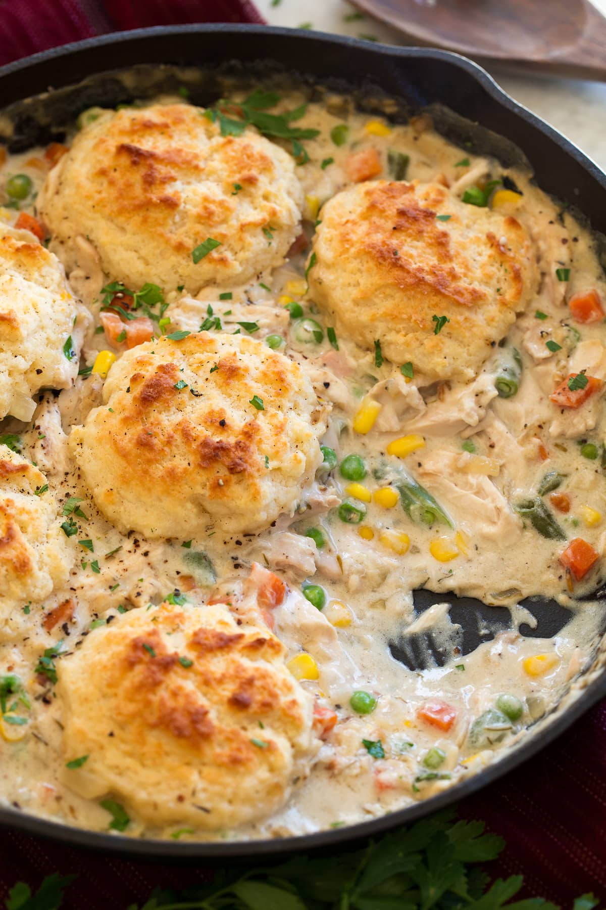 Chicken Biscuit Pot Pie