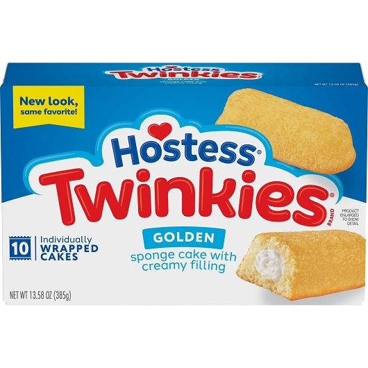 a golden Twinkie with Twinkies