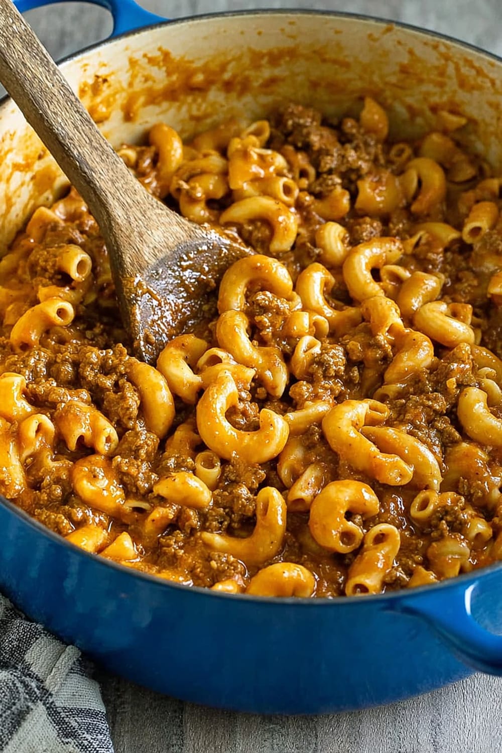 Creamy Tomato Macaroni Beef
