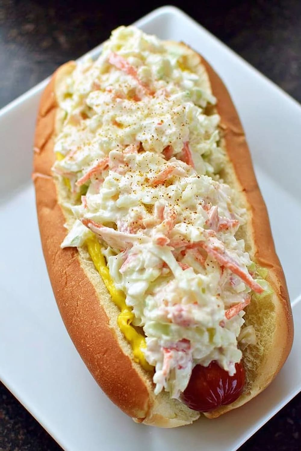 Easy Southern Hot Dog Slaw Recipe (Carolina Coleslaw)