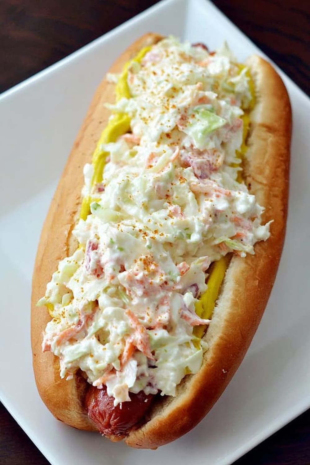 Easy Southern Hot Dog Slaw Recipe (Carolina Coleslaw)