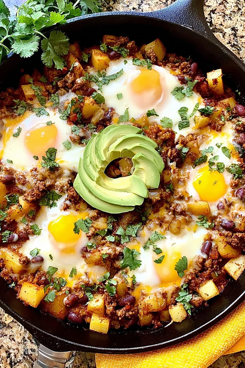 Hearty Mexican Breakfast Skillet
