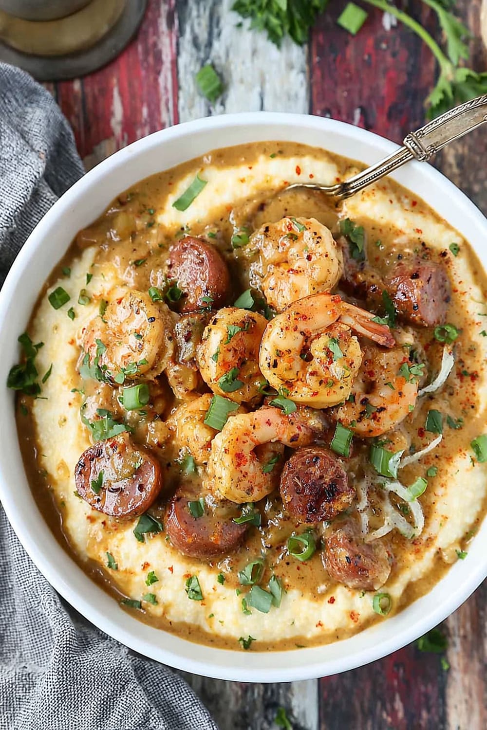 Cajun Shrimp and Grits