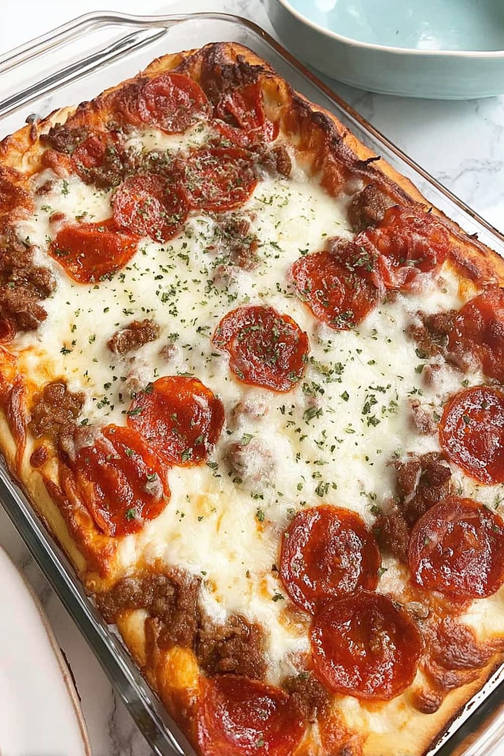 Deep Dish Pizza Casserole
