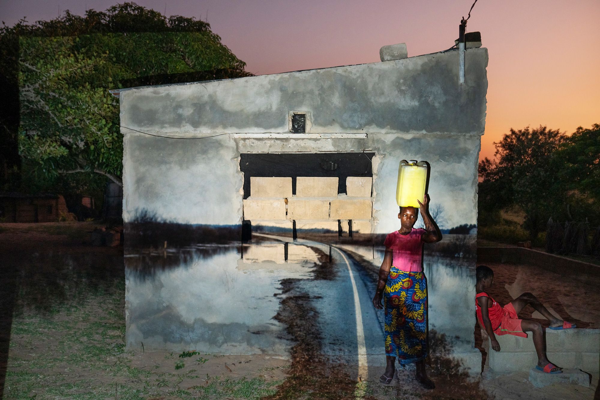 Unsettling photos show the climate crisis projected onto our