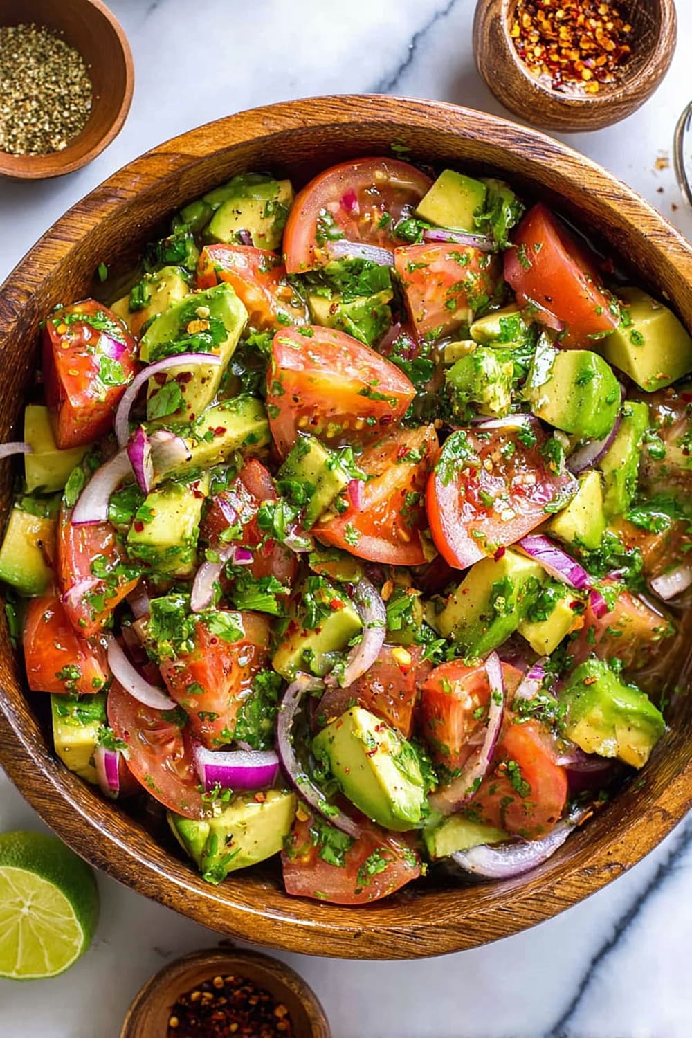 Easy Tomato Avocado Salad