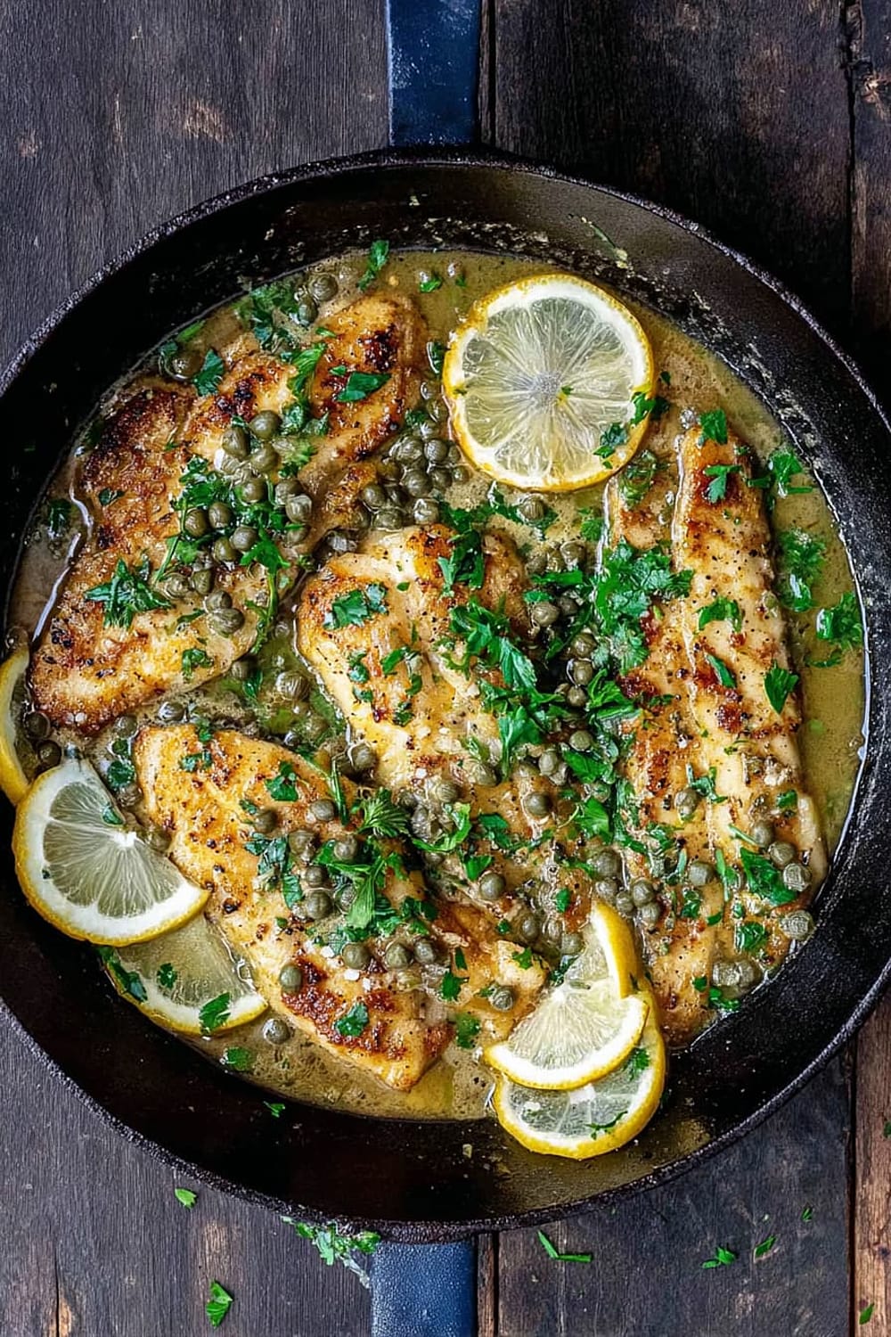 20-Minute Fish Piccata - Happy Muncher