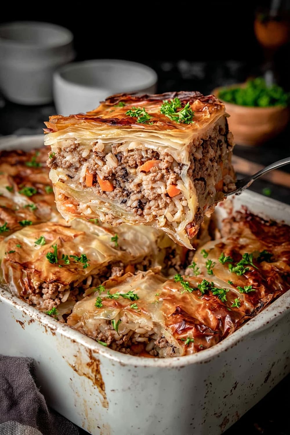 Unstuffed Cabbage Rolls Casserole