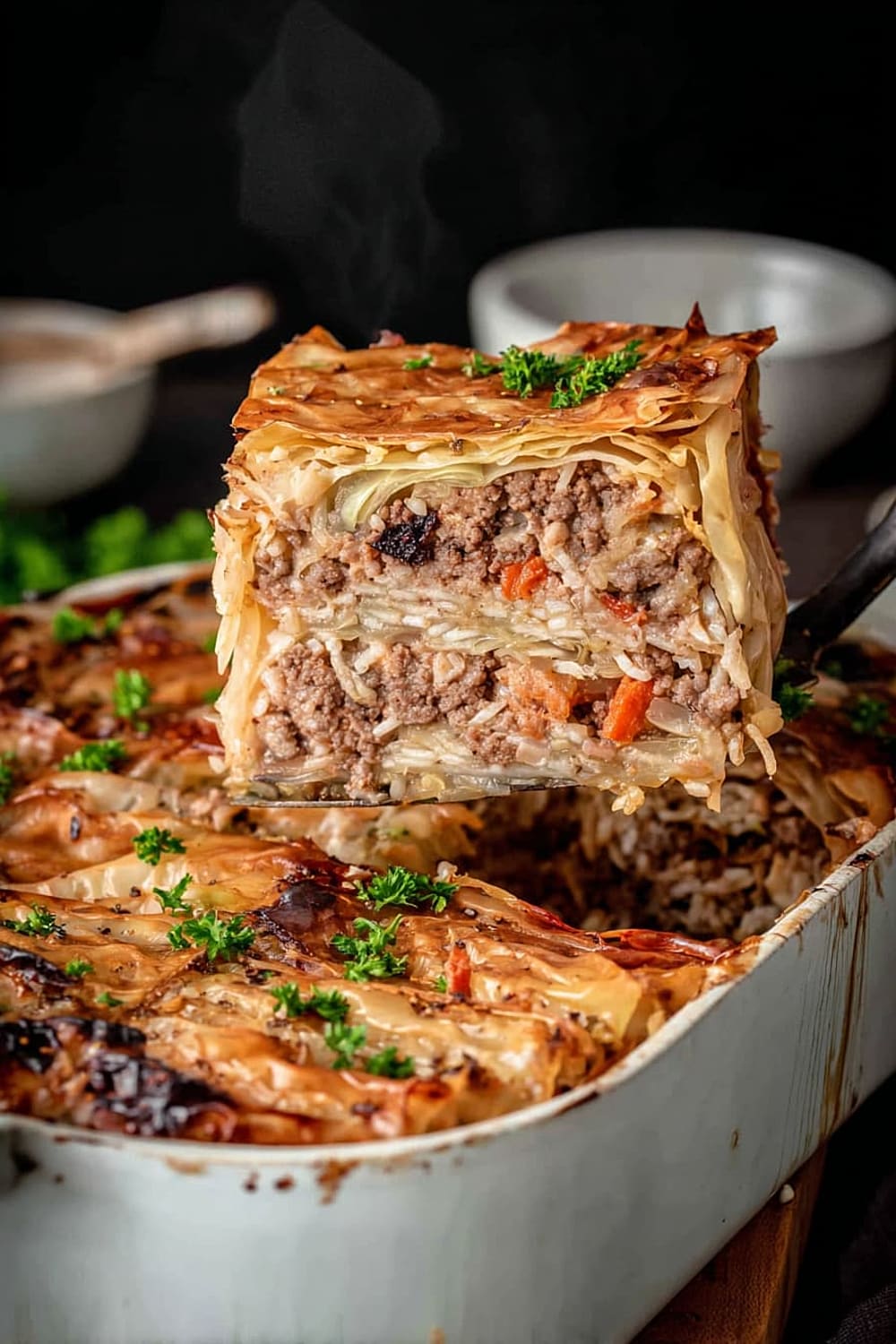 Unstuffed Cabbage Rolls Casserole