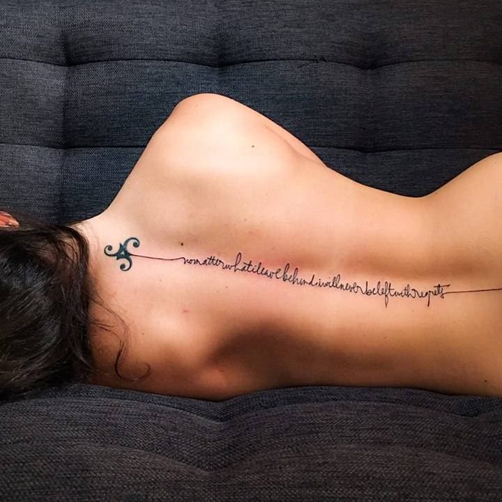 23 Stunning Spine Tattoos That’ll Take Your Breath Away