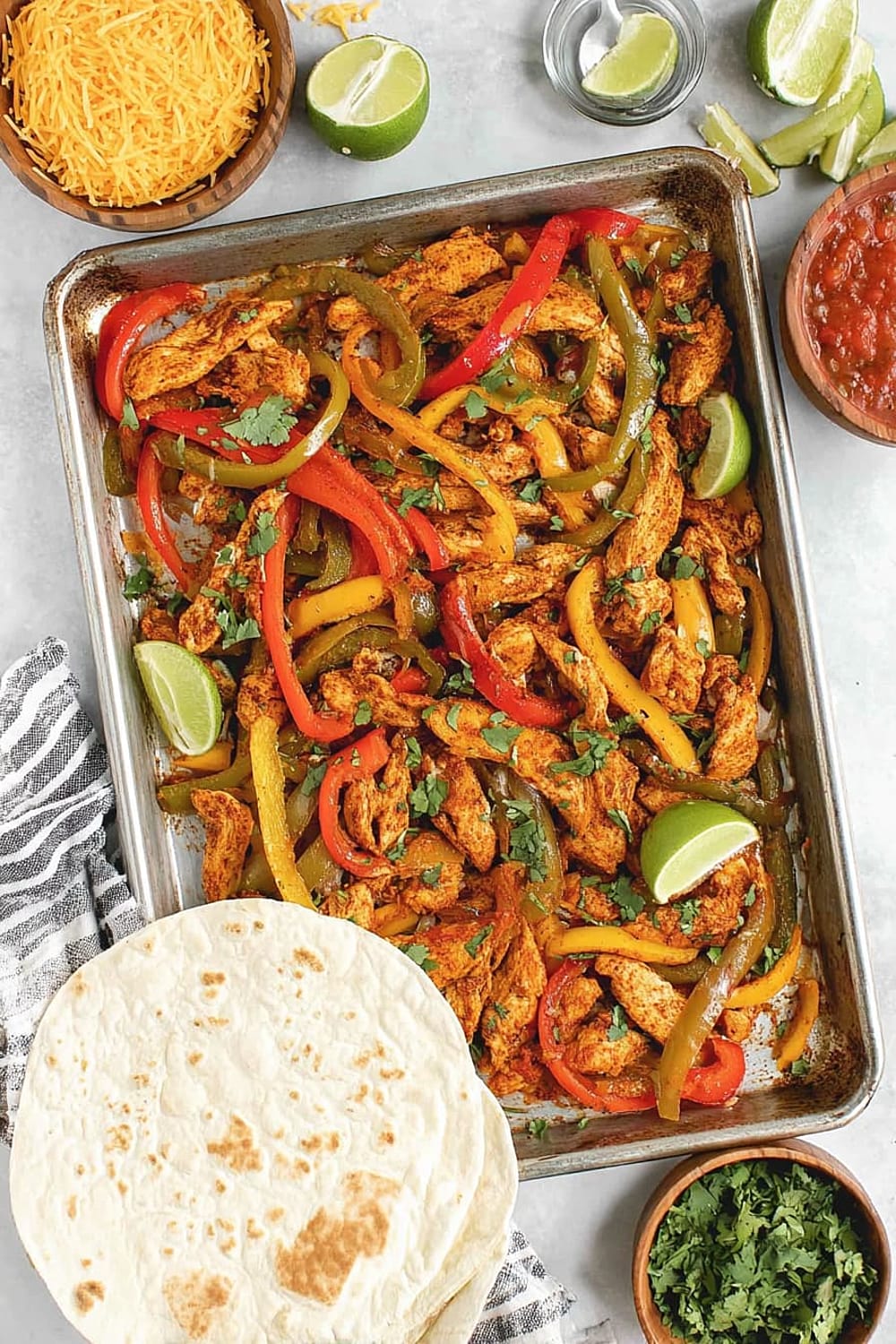 Sheet Pan Chicken Fajitas