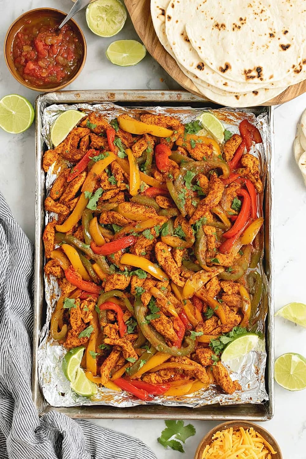Sheet Pan Chicken Fajitas