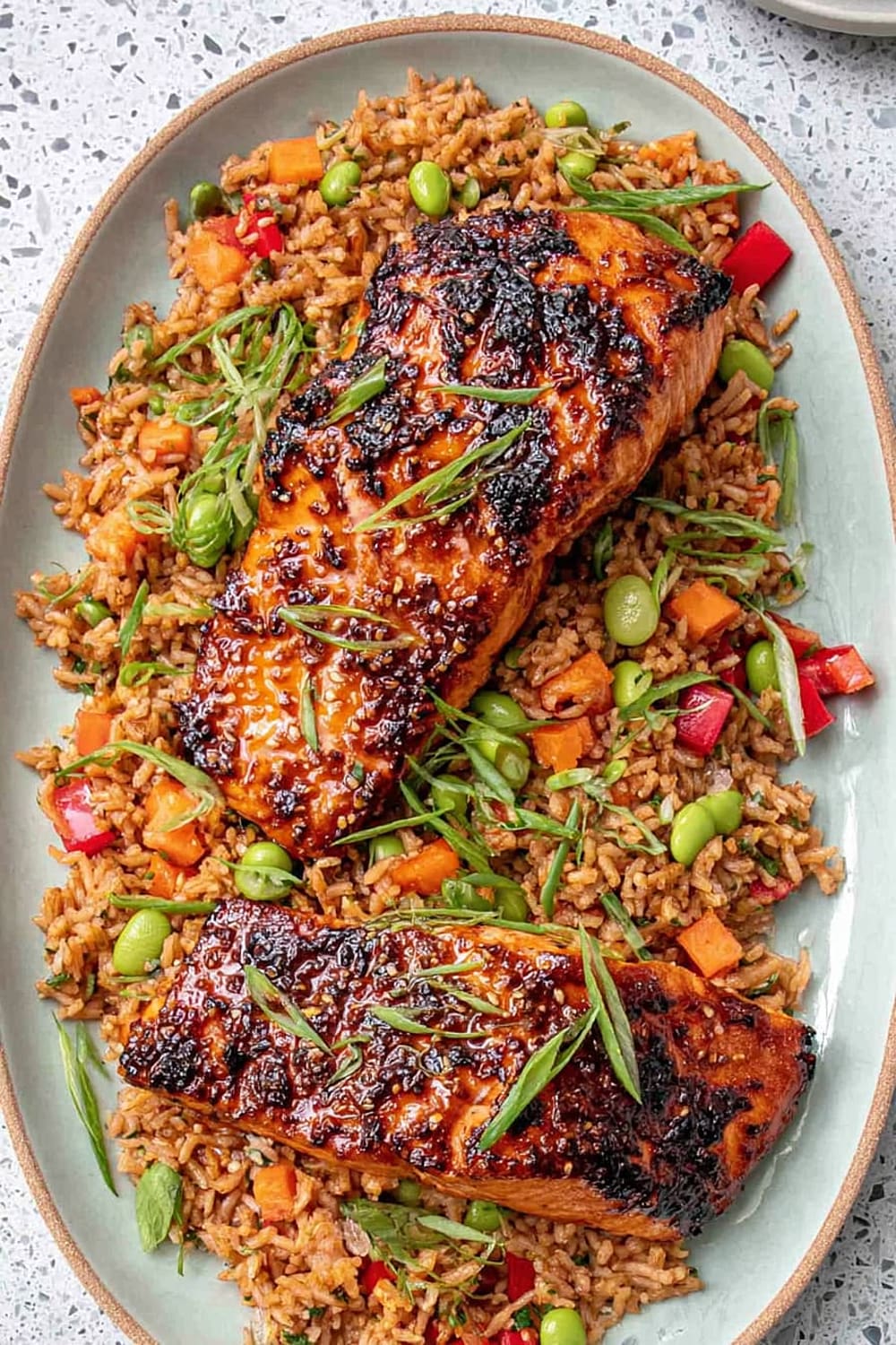 Miso Maple Salmon with Firecracker Rice
