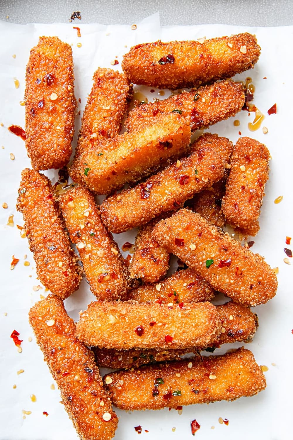 Hot Honey Halloumi Fries