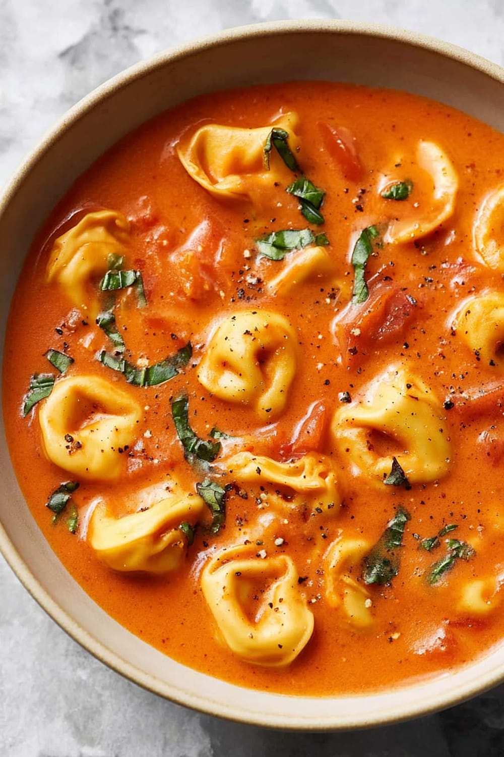Tomato Tortellini Soup