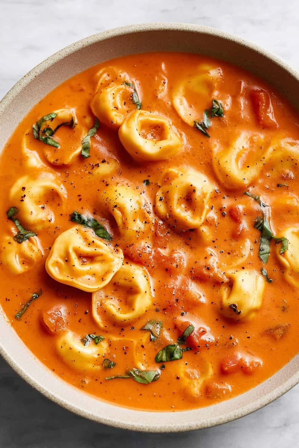 Tomato Tortellini Soup