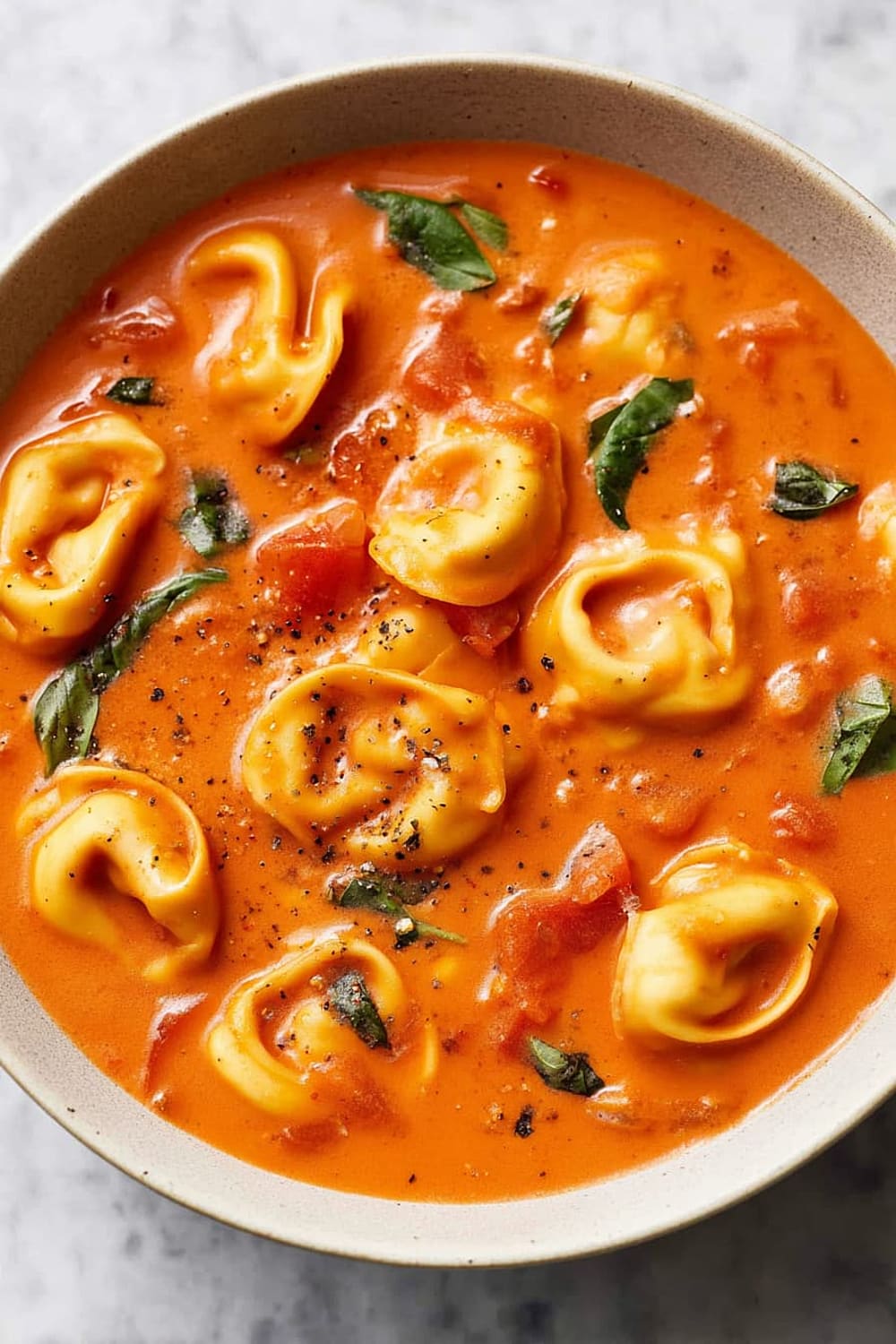 Tomato Tortellini Soup