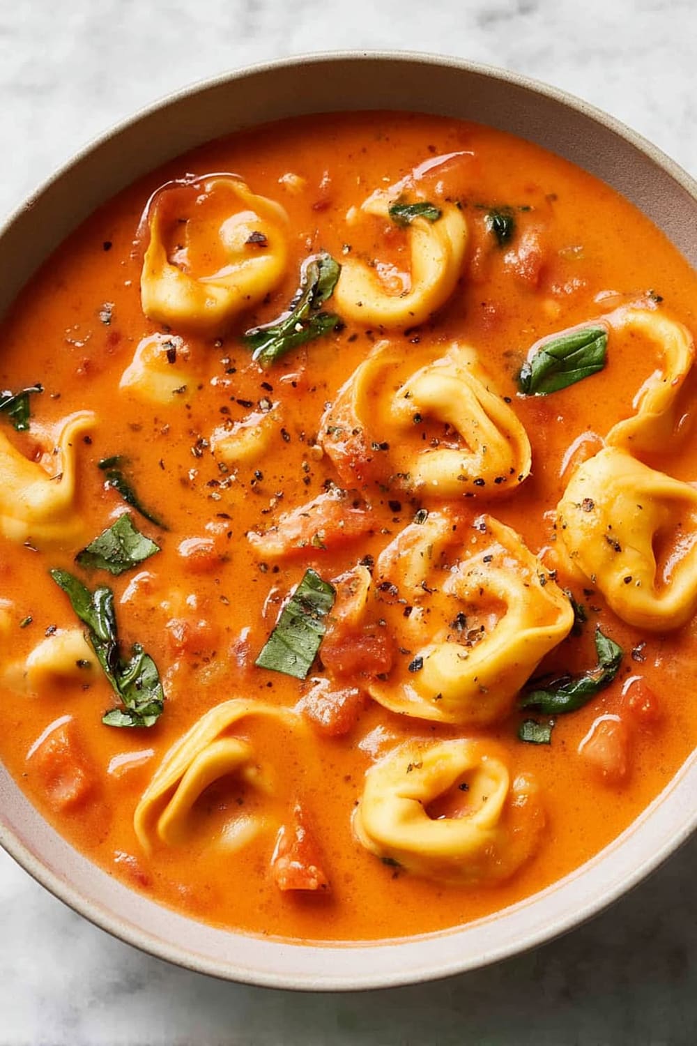 Tomato Tortellini Soup