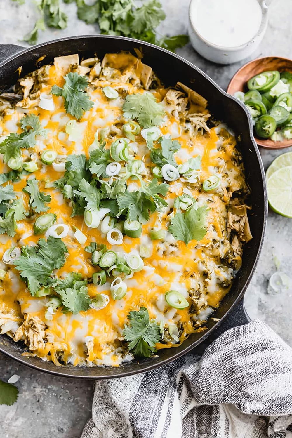 35-Minute Skillet Turkey Enchilada (For Thanksgiving Leftovers!)