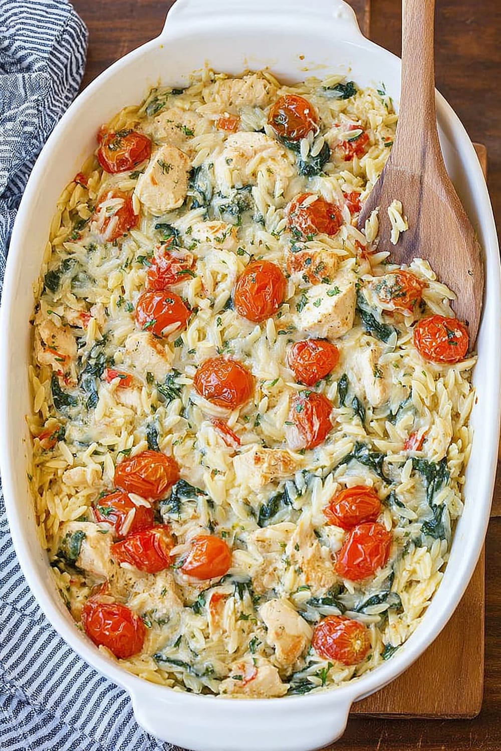 Chicken Orzo Bake
