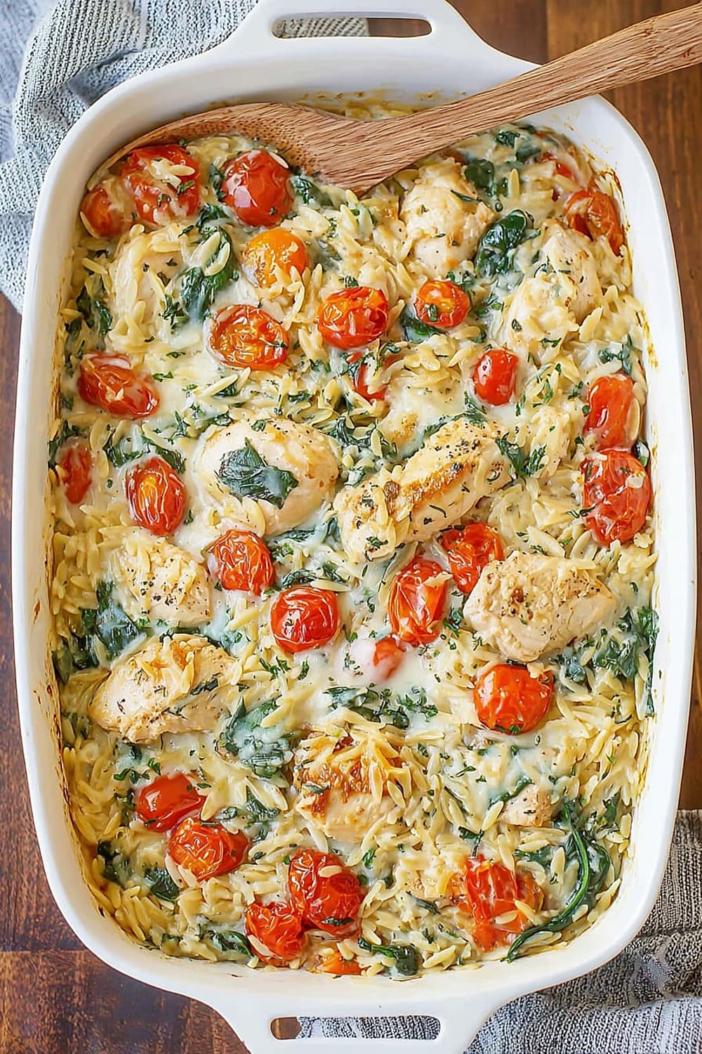 Chicken Orzo Bake