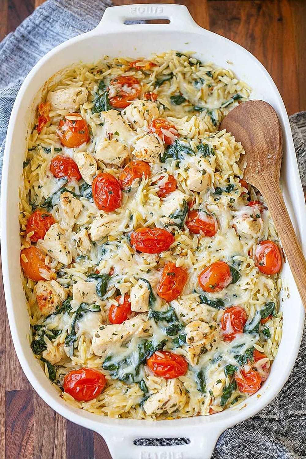 Chicken Orzo Bake
